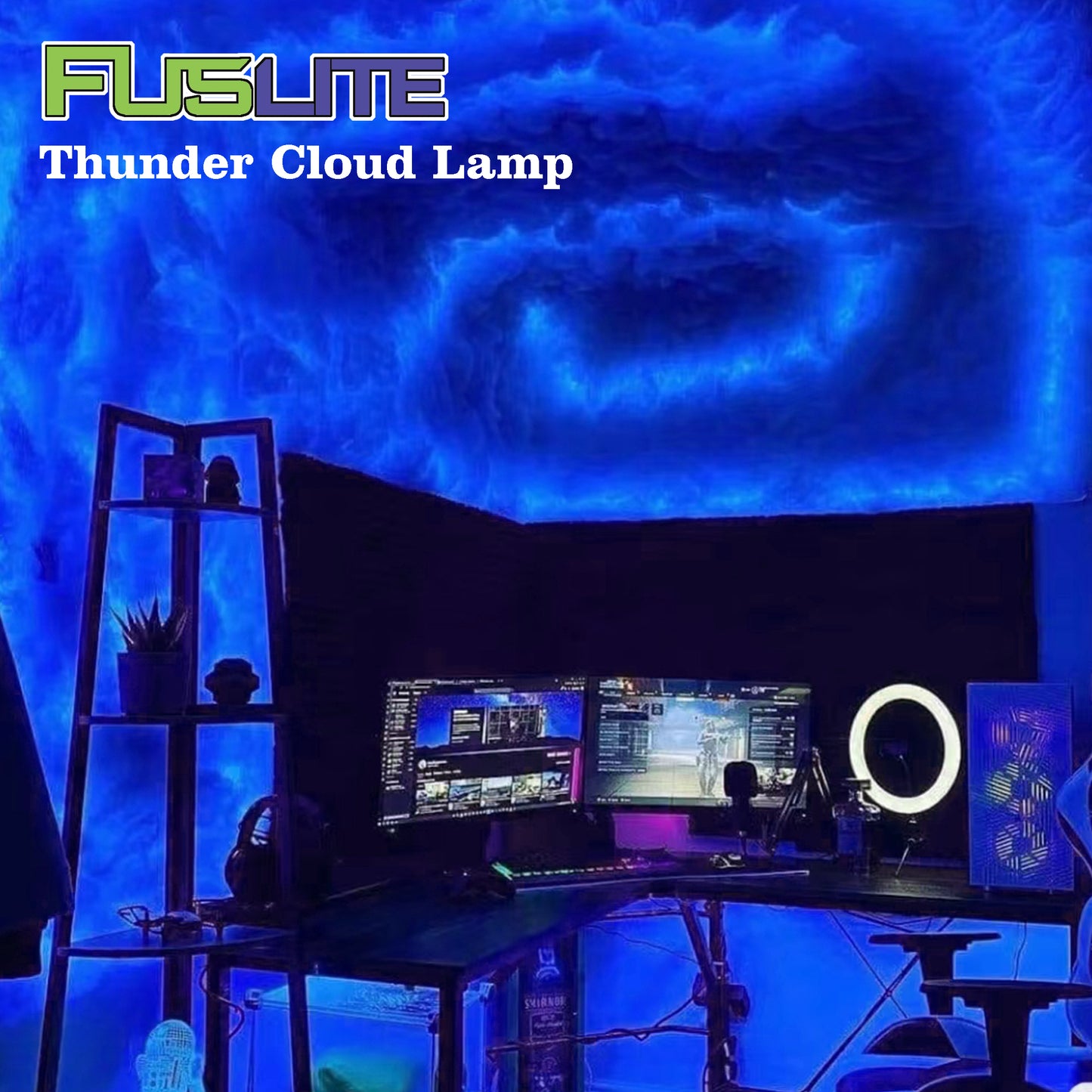 Music Sync LED Cloud light Room , 16 Feet